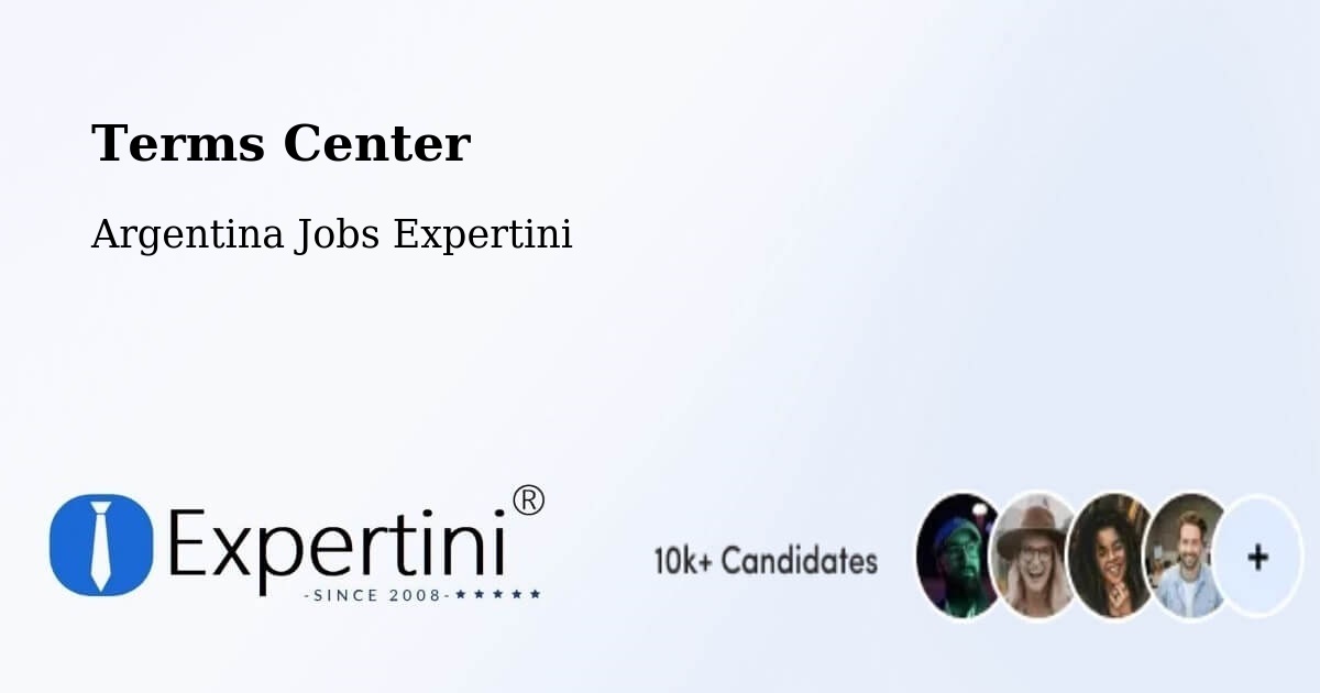 Terms of Service – Charadai - Argentina Jobs Expertini